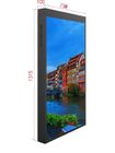 Store Window Double Sided LCD Display 55" High Brightness 2500 nits + 700 nits