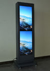 Dual Panel Indoor Digital Signage Store Window Displays, 32 inch E-poster High Brightness 2500 nits