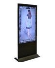 Indoor Floor Stand LCD Advertising Display 55" High Brightness Wide Viewing Angles
