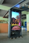 Outdoor Double Sided Digital Signage LCD Totem 55 Inch High Brightness