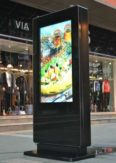 Outdoor 2500 nits Sunlight Readable Digital Totem , 55" Digital Display Totem