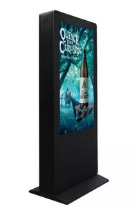 Waterproof Outdoor 32 Inch Lcd Touch Screen Kiosk Floor Standing 2500 Nits